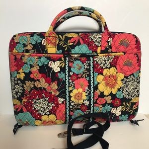 Vera Bradley hard shell laptop case large